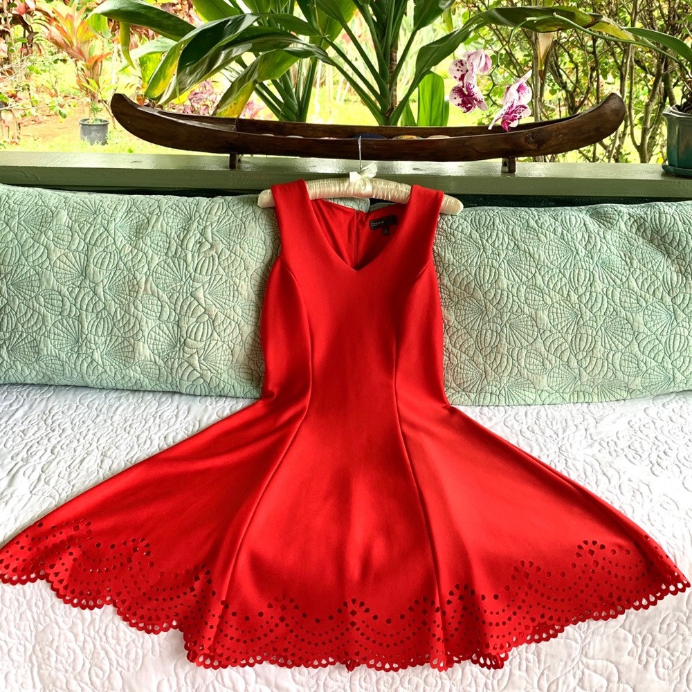 Look stunning in this brand new red dress!